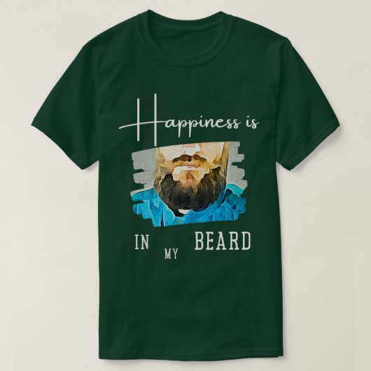 Beard Geluk 2 T-shirt (Design voorkant)