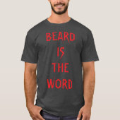 Beard is het woord t-shirt (Voorkant)