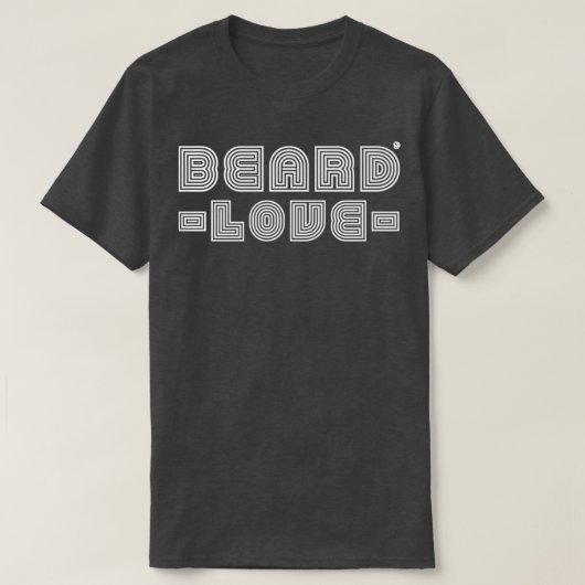 Beard Love 7 T-shirt (Design voorkant)