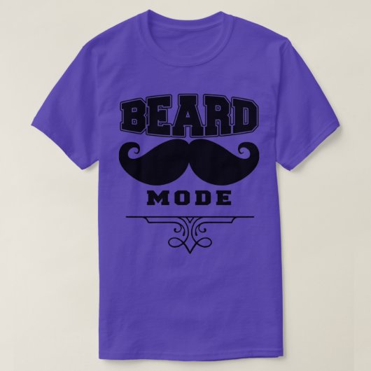 Beard Mode Funny Beard Quottes 2 T-shirt (Design voorkant)