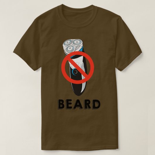 Beard No Razor Classic TShirt (Design devant)
