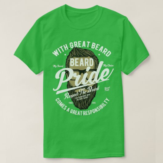 Beard Pride 2 Classic TShirt (Design devant)