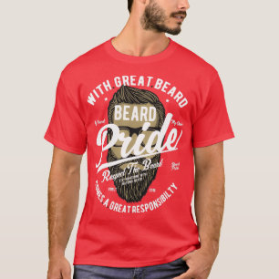 Beard Pride respecteert de beste klassieke TShirt