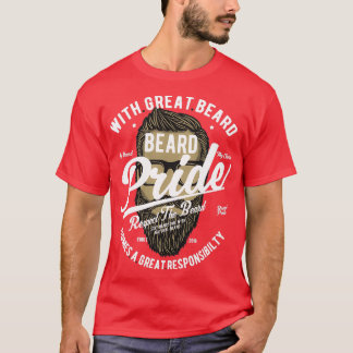 Beard Pride respecteert de beste klassieke TShirt