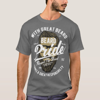 Beard Pride respecteert het grafische ontwerp van  T-shirt