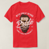 Beard Pride Respectez La Beard Classic TShirt (Design devant)