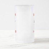 Beard Scull | Motorrijcyclus | Vertrouw me dat ik  Matglas Bierpul (Center)