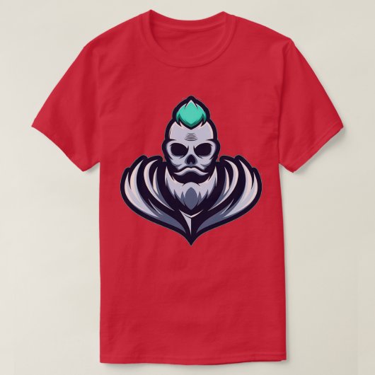 Beard Skull Classic TShirt (Design devant)