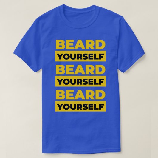 Beard Yourself 50 T-shirt (Design voorkant)