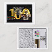 Bearded Baker Banter Cartes de commerce : 100e épi (Devant / Derrière)