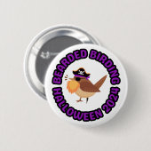 Bearded Birding Halloween 2024 Button (Voorkant /achterkant)