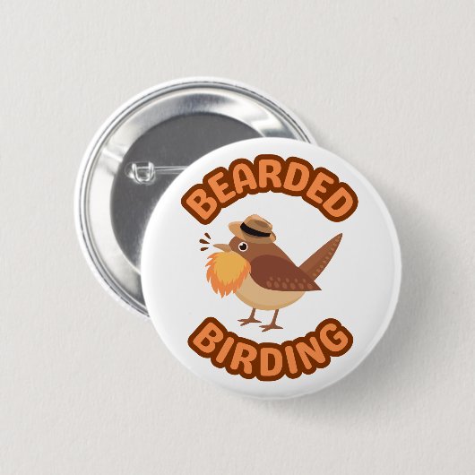 Bearded Birding Logo Button (Voorkant /achterkant)