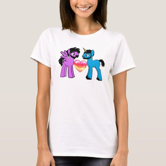Bearded Brony Women's size TShirt (Devant)