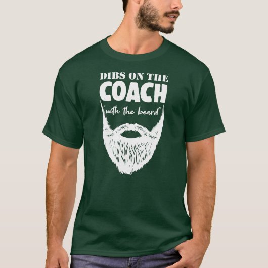 Bearded Coach Sports Mentor Trainer Beard Goatee T-shirt (Voorkant)