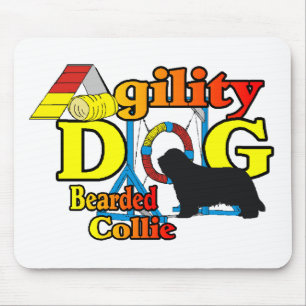 Bearded Collie Agility Gifts Muismat