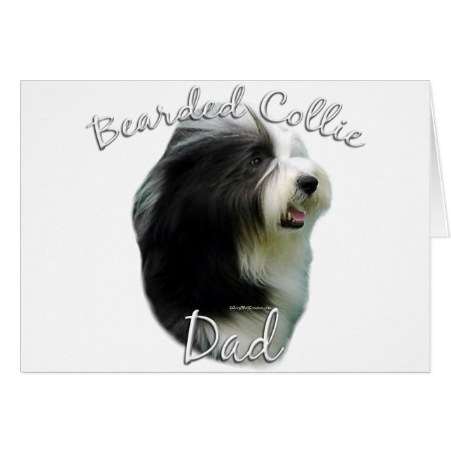Bearded Collie Dad 2 (Voorkant Horizontaal)