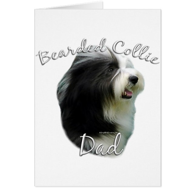 Bearded Collie Dad 2 (Voorkant)