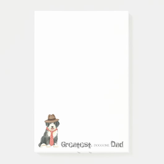 Bearded Collie Dad Post-it® Notes (Voorkant)