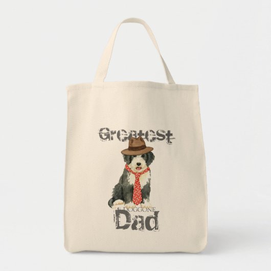 Bearded Collie Dad Tote Bag (Voorkant)