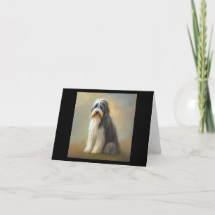 Bearded Collie Dog Kaart