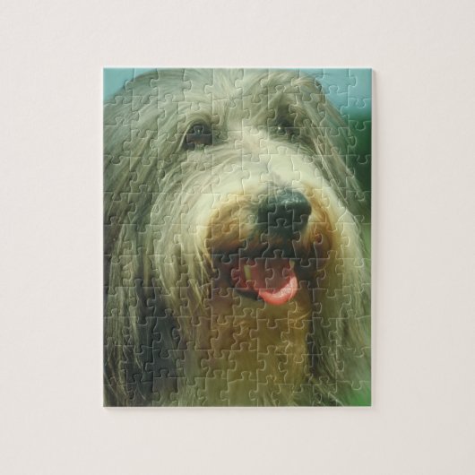 Bearded Collie Dog Puzzle Legpuzzel (Verticaal)