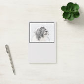 Bearded Collie Drawing - Cute Original Dog Art Post-it® Notes (Kantoor)