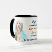 Bearded Collie Hond Trouwe Vriend Mok (Voorkant links)