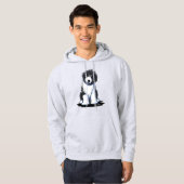 Bearded Collie Hoodie (Voorkant volledig)