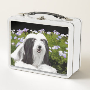Bearded Collie Painting - Cute Original Dog Art