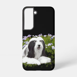 Bearded Collie Painting - Cute Original Dog Art Samsung Galaxy Hoesje