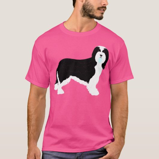 Bearded Collie T-shirt (Voorkant)