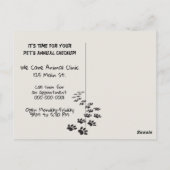 Bearded Collie Toothy Smile Briefkaart (Achterkant)