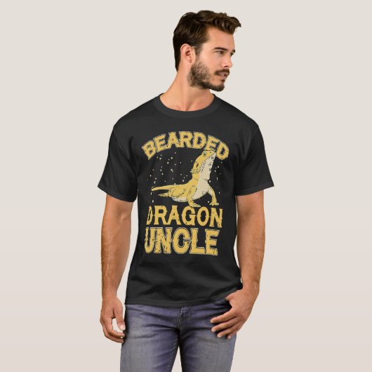 Bearded Dragon  Bearded Dragon Uncle T-shirt (Voorkant volledig)