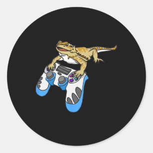 Bearded Dragon Bearded Dragons Hagedis Ronde Sticker