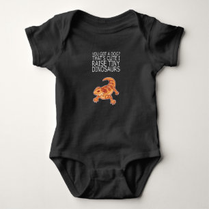 Bearded Dragon DOG? RAISE TINY DINOSAURS Lizard Romper