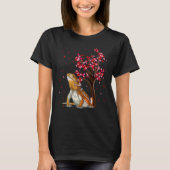 Bearded Dragon Heart Tree Bearded Dragon Valentin T-shirt (Voorkant)