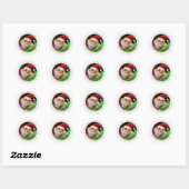 Bearded Dragon Kerst stickers (Vel)