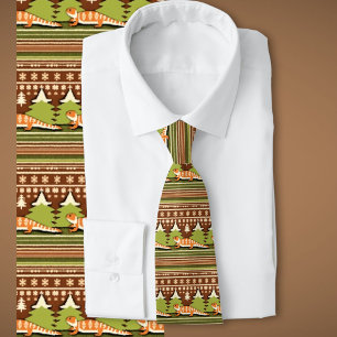 Bearded Dragon Lelijke trui Kerstmis Stropdas