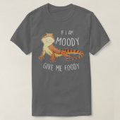 Bearded Dragon Lizard Moody Foody T-shirt (Design voorkant)