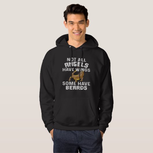 Bearded Dragon Lizard Pet Reptile Idea Hoodie (Voorkant volledig)