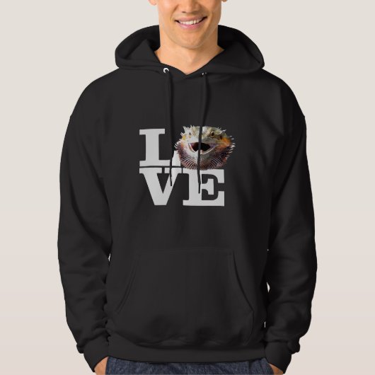 Bearded Dragon Love Bearded Dragons Hoodie (Voorkant)
