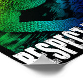 Bearded Dragon Respect Poster (Hoek)