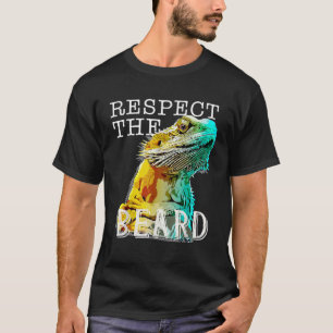 Bearded Dragon Shirt Sketch Pop Art Pet Lizard Eig