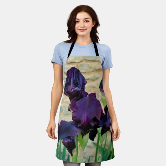 Bearded Iris All Over Print Schort (Gedragen)