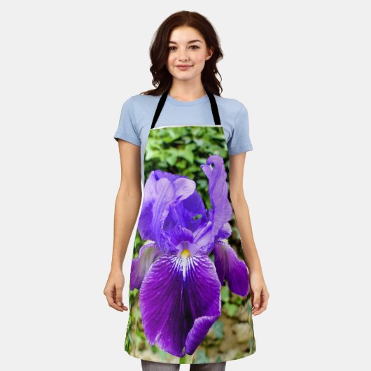Bearded Iris All Over Print Schort (Gedragen)