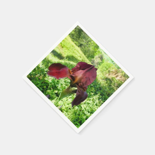 Bearded Iris Papieren servetten (Hoek)