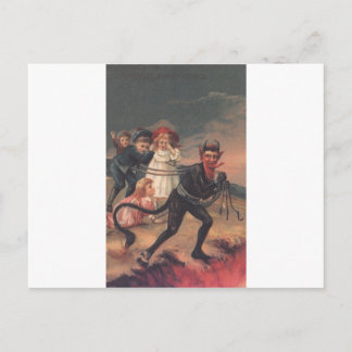 Bearded Krampus Briefkaart