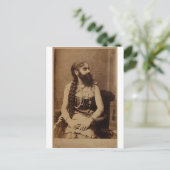 Bearded Lady Briefkaart (Staand voorkant)