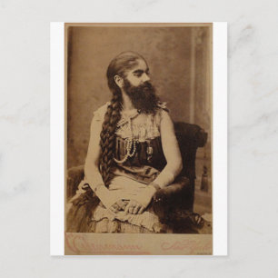 Bearded Lady Briefkaart
