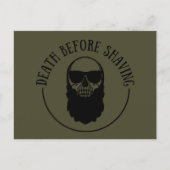 Bearded quotes grappige baard gezegden geschenken feestdagenkaart (Voorkant)